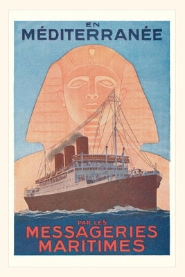 Vintage Journal Mediterranean Shipping Service by Found Image Press