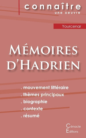 Fiche de lecture Mémoires d'Hadrien de Marguerite Yourcenar (Analyse littéraire de référence et résumé complet) by Yourcenar, Marguerite