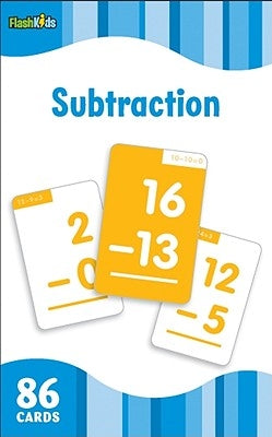 Subtraction Flash Cards by Flash Kids