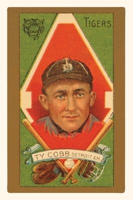 Vintage Journal Early Baseball Card, Ty Cobb by Found Image Press