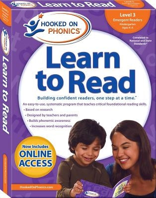 Hooked on Phonics Learn to Read - Level 3, 3: Emergent Readers (Kindergarten Ages 4-6) by Hooked on Phonics