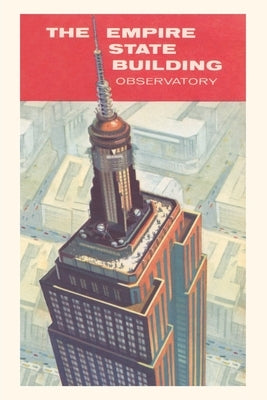 Vintage Journal Empire State Building Observatory from Above by Found Image Press