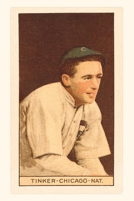 Vintage Journal Early Baseball Card, Joe Tinker by Found Image Press