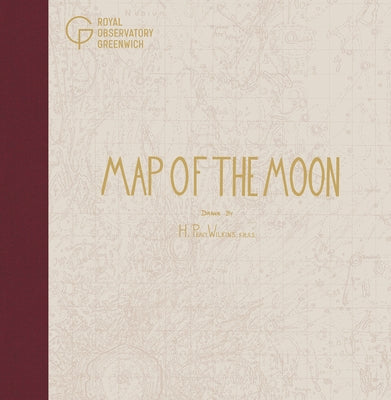 Map of the Moon by Percy Wilkins, Hugh