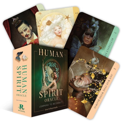 Human Spirit Oracle: Learning to Reconnect (44 Gilded Cards with 128 Full-Color Guidebook) by DellaGrottaglia, Jena