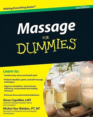 Massage for Dummies by Capellini, Steve