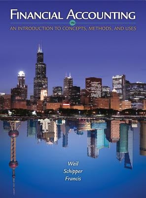 Financial Accounting Student Solutions Manual: An Introduction to Concepts, Methods, and Uses by Schipper, Katherine