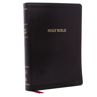 KJV, Deluxe Reference Bible, Super Giant Print, Imitation Leather, Black, Red Letter Edition by Thomas Nelson