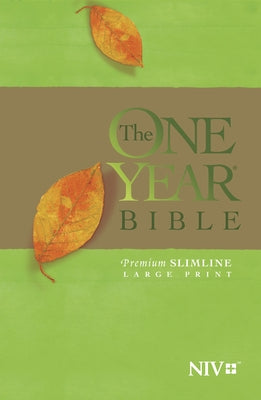 One Year Bible-NIV-Premium Slimline Large Print by Tyndale