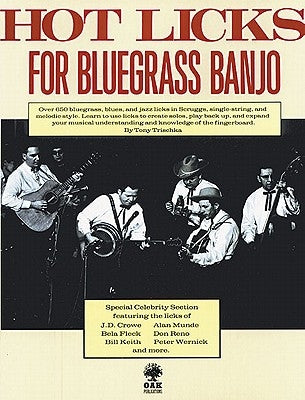 Hot Licks for Bluegrass Banjo by Trischka, Tony