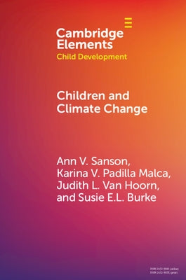 Children and Climate Change by Sanson, Ann V.