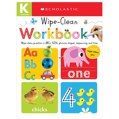 Kindergarten Wipe-Clean Workbook: Scholastic Early Learners (Wipe-Clean Workbook) by Scholastic