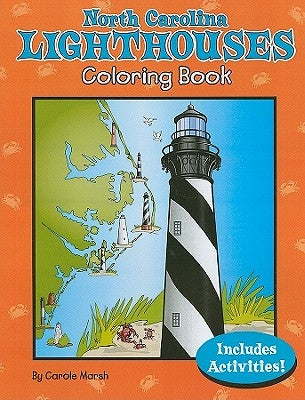 North Carolina Lighthouses Coloring Book by Marsh, Carole