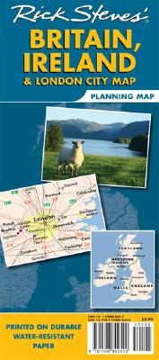 Rick Steves Britain, Ireland & London Planning Map by Steves, Rick