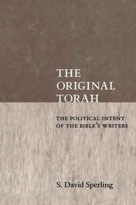 Original Torah by Sperling, S. David