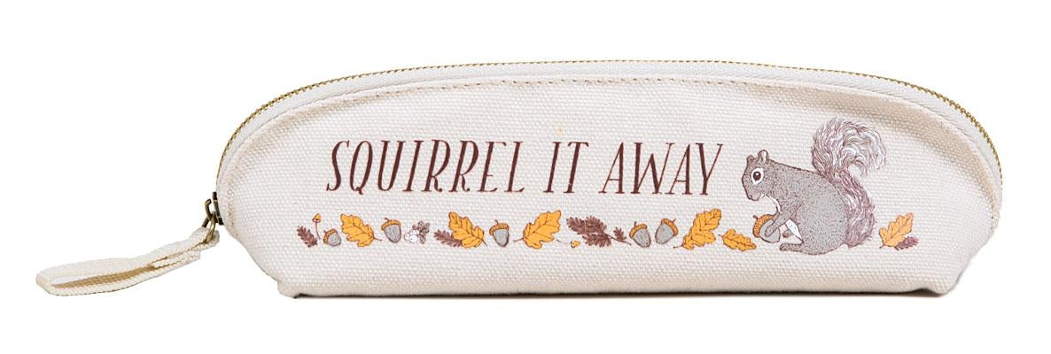 Have a Little Pun: Squirrel It Away Pouch by Clements, Frida