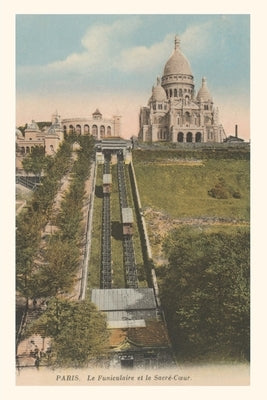 Vintage Journal Funicular Railway to Sacre Coeur Church by Found Image Press