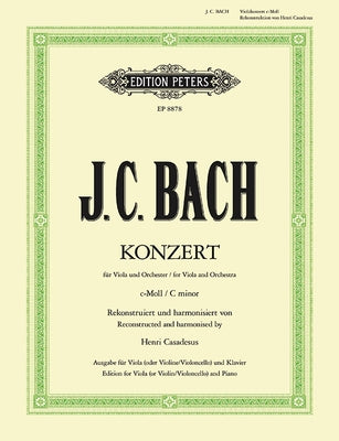 Viola Concerto in C Minor (Edition for Viola [Violin/Cello] and Piano) by Bach, Johann Christian