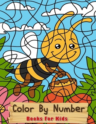Color By Number Book For Kids: Animals Color By Number Activity For Kids Fun & Learning Ages 4-8, 6-8, 8-12 by Press, Fun Mike