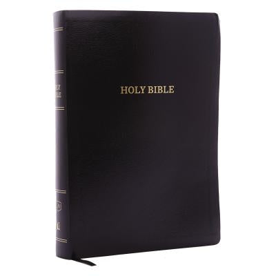 KJV, Reference Bible, Super Giant Print, Leather-Look, Black, Red Letter Edition by Thomas Nelson