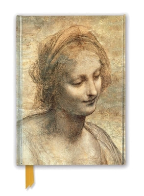 Leonardo Da Vinci: Detail of the Head of the Virgin (Foiled Journal) by Flame Tree Studio