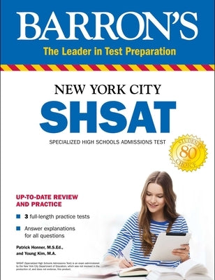 Shsat: New York City Specialized High Schools Admissions Test by Honner, Patrick
