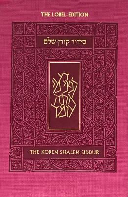 Koren Shalem Siddur with Tabs, Compact, Pink by Sacks, Jonathan