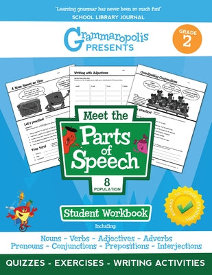 The Parts of Speech Workbook, Grade 2 by Voorhees, Coert
