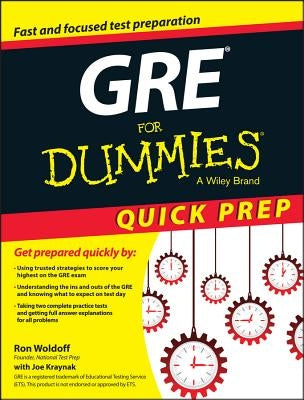 GRE for Dummies Quick Prep by Woldoff, Ron