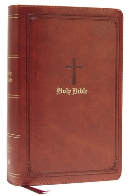 Kjv, Personal Size Large Print Single-Column Reference Bible, Leathersoft, Brown, Red Letter, Comfort Print: Holy Bible, King James Version by Thomas Nelson
