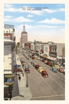 Vintage Journal Downtown San Jose, California by Found Image Press