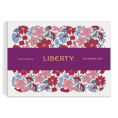 Liberty Scalloped Shaped Notecard Set by Galison