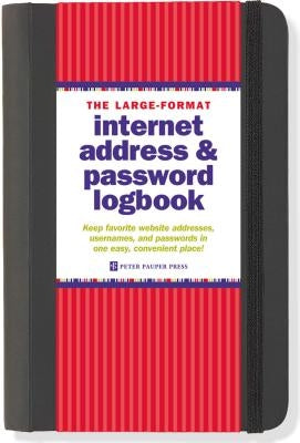 Internet Log Bk Large Black by Peter Pauper Press, Inc