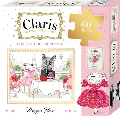 Claris Book & 60 Piece Puzzle Set by Hess, Megan