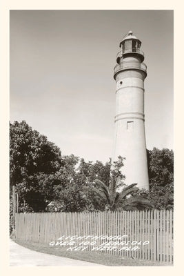 Vintage Journal Lighthouse, Key West, Florida by Found Image Press