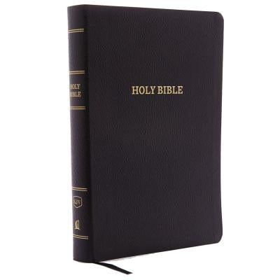 KJV, Reference Bible, Giant Print, Bonded Leather, Black, Indexed, Red Letter Edition by Thomas Nelson