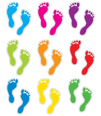 Footprints Cutouts by Carson Dellosa Education