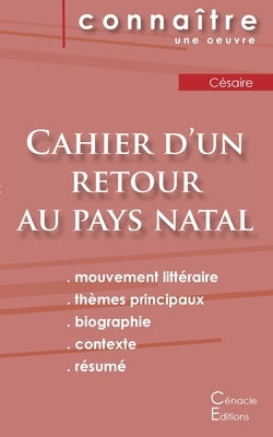 Fiche de lecture Cahier d'un retour au pays natal de Césaire (Analyse littéraire de référence et résumé complet) by C&#233;saire, Aim&#233;