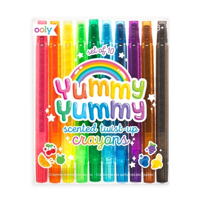 Yummy Yummy Scented Twist Up Crayons - Set of 10 by Ooly