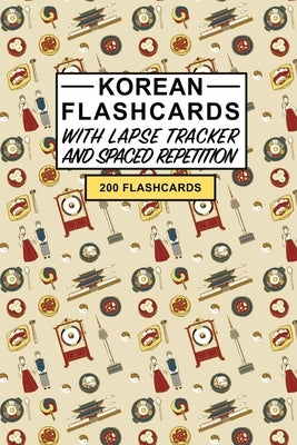 Korean Flashcards: Create your own Korean Flashcards. Learn Korean words and Improve Korean vocabulary with Active Recall - includes Spac by Notebooks, Flashcard