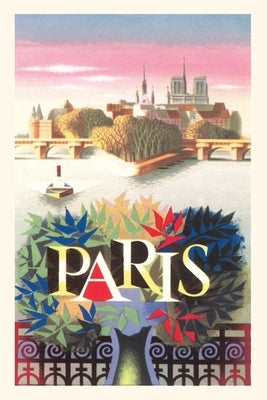 Vintage Journal Paris Travel Poster by Found Image Press