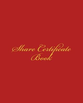 Share Certificate Book by Millbeach, Martha