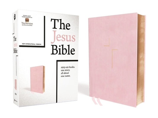 The Jesus Bible, NIV Edition, Leathersoft Over Board, Pink, Indexed, Comfort Print by Passion Publishing