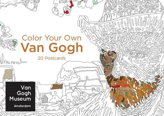 Color Your Own Van Gogh 20 Postcards: A Coloring Book by Van Gogh Museum Amsterdam