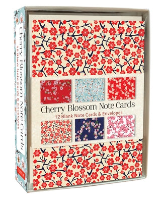 Cherry Blossom Note Cards: 12 Blank Note Cards & Envelopes (4 X 6 Inch Cards in a Box) by Tuttle Studio