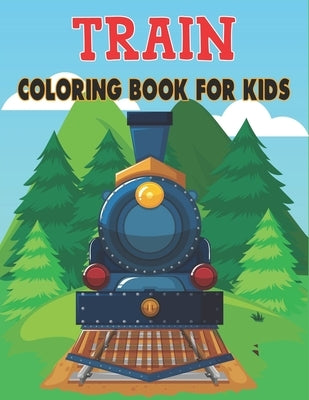 Train Coloring Book For Kids: Amazing 50 Train Designs by Publications, Rr