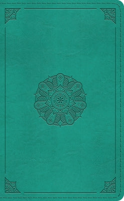 ESV Pocket Bible (Trutone, Turquoise, Emblem Design) by 