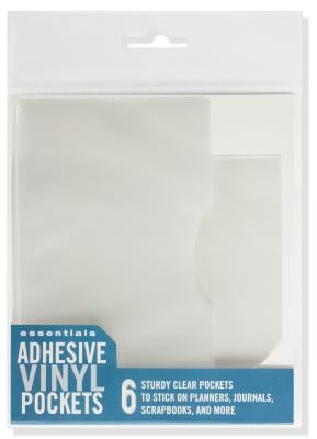 Adhesive Vinyl Pockets by Peter Pauper Press, Inc