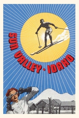 Vintage Journal Sun Valley Ski and Sun Travel Poster by Found Image Press