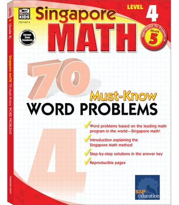 70 Must-Know Word Problems, Grade 5 by Singapore Asian Publishers